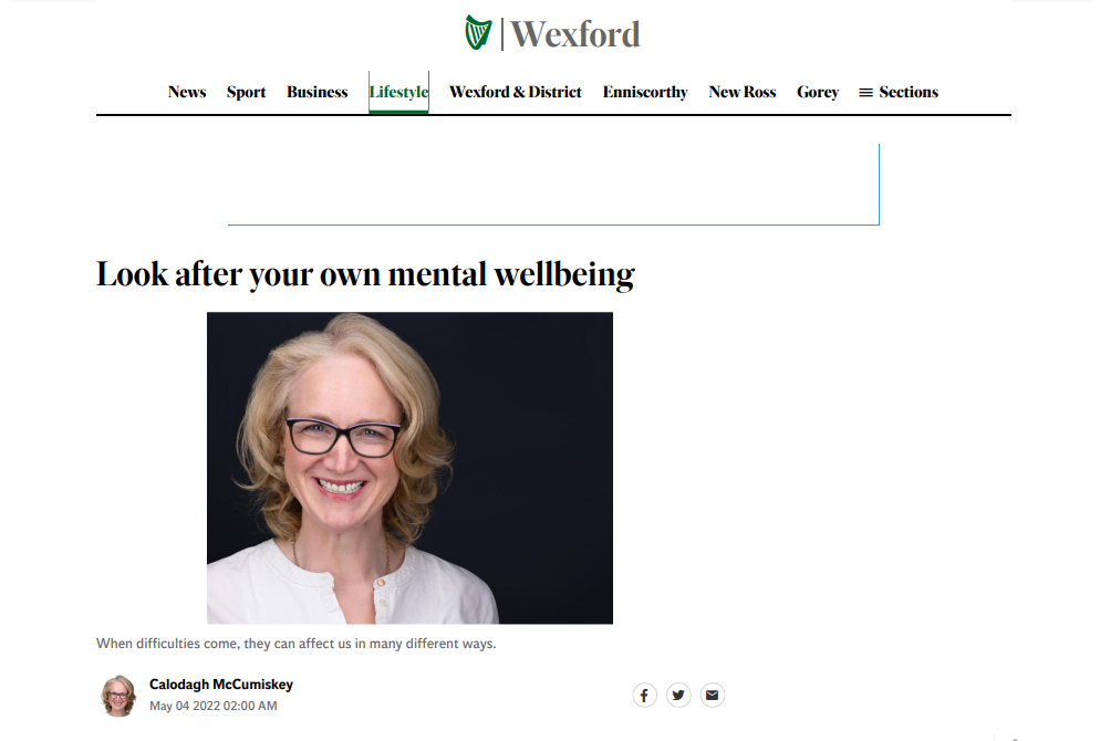Look after your own mental wellbeing - independent.ie