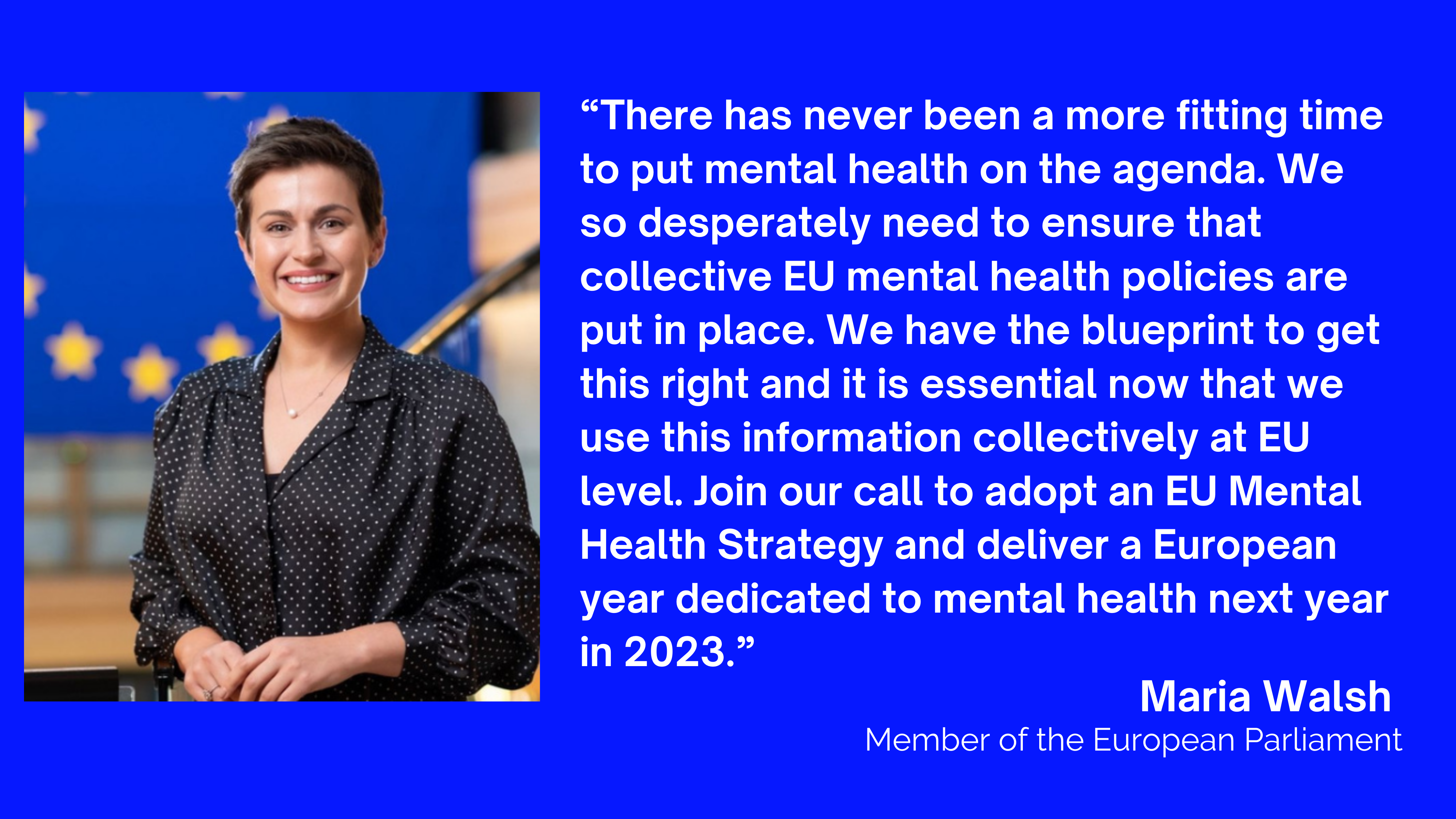 Maria Walsh EU Year of Mental Health