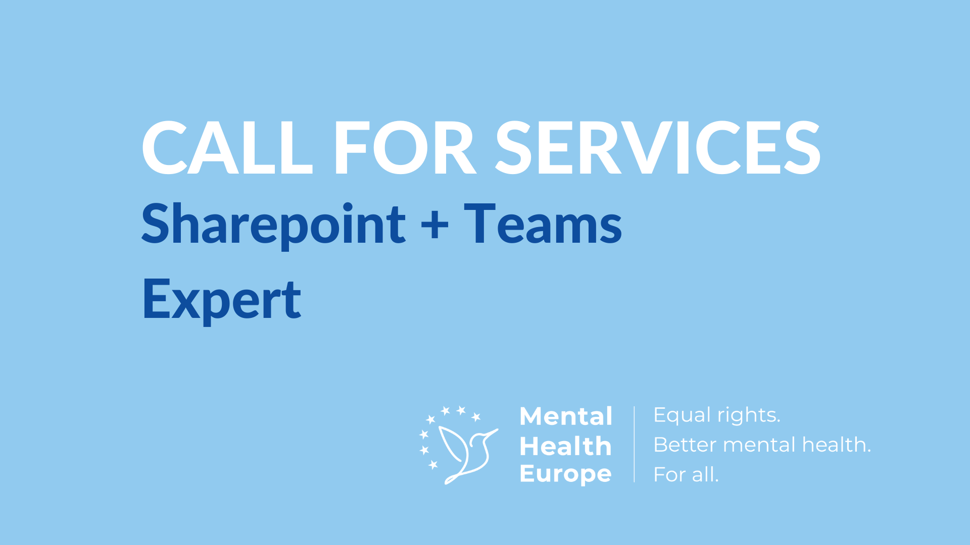 Call for Tender – Sharepoint + Teams