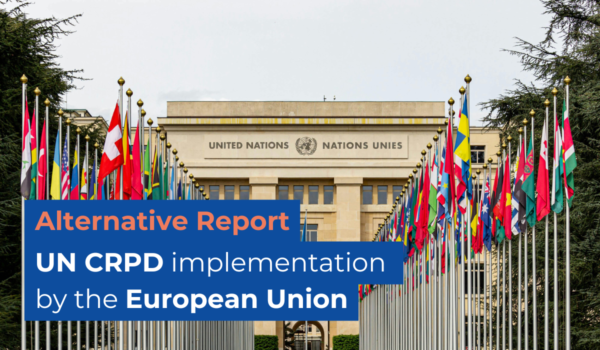 Just Published: 2025 Alternative report on the UN CRPD implementation by the EU